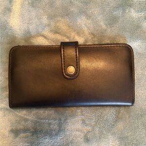 Portland Leather Black Wallet